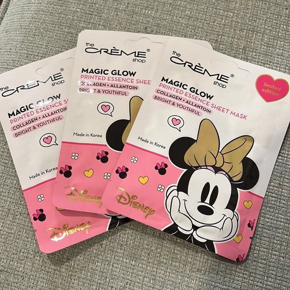 Disneys Minnie Mouse The Creme shop Face sheet Mask 3 pack - Picture 5 of 6